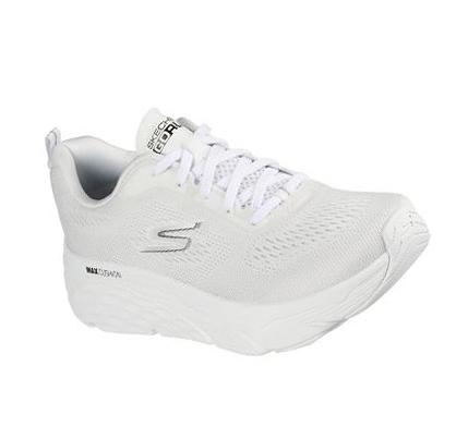 Női Skechers Max Cushioning Elite - Destination Point Edzőcipő Fehér | HU7569P