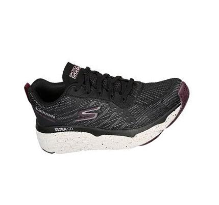 Női Skechers Max Cushioning Elite - Limitless Intensity Edzőcipő Fekete Fehér | HU6859G