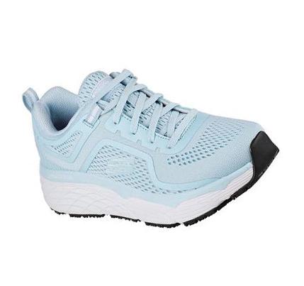 Női Skechers Max Cushioning Elite SR - Banham Munkacipő Világos Kék | HU36214