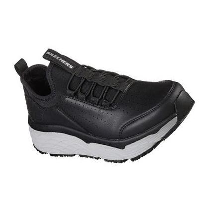 Női Skechers Max Cushioning Elite SR - Serotina Munkacipő Fekete | HU3721P