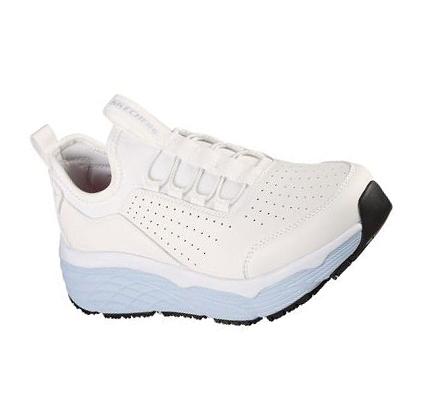 Női Skechers Max Cushioning Elite SR - Serotina Munkacipő Fehér | HU3746K