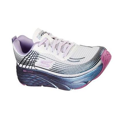 Női Skechers Max Cushioning Elite - Wild Stride Edzőcipő Fehér | HU7323D