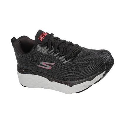 Női Skechers Max Cushioning Elite - Your Planet Edzőcipő Fekete Rózsaszín | HU7348C