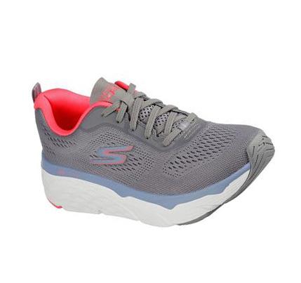 Női Skechers Max Cushioning Elite - Ziva Edzőcipő Szürke Korall | HU7398L