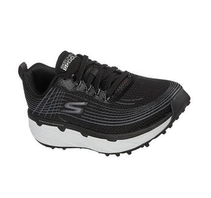 Női Skechers Max Cushioning: GO GOLF Ultra Max Golf Cipő Fekete Fehér | HU3451E