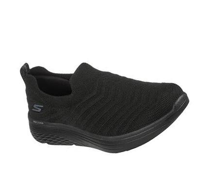 Női Skechers Max Cushioning Lite - Sweet Ways Slip Ons Fekete | HUA138L