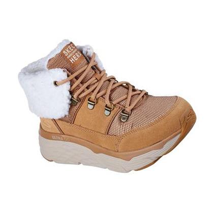 Női Skechers Max Cushioning - Pinnacle Csizma Barna | HUI316C