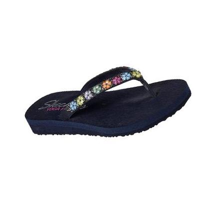 Női Skechers Meditation - Daisy Delight Szandál Sötétkék | HU5642A