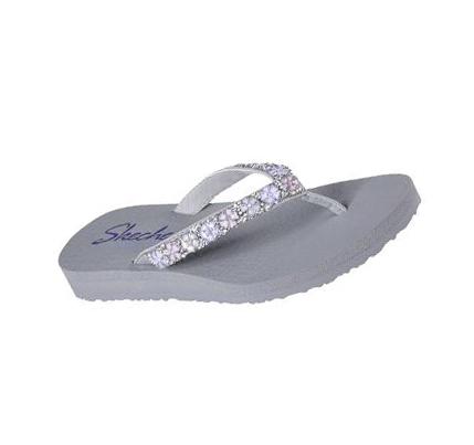 Női Skechers Meditation - Daisy Delight Szandál Szürke | HU56533