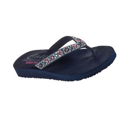 Női Skechers Meditation - Garden Bliss Szandál Sötétkék | HU57014