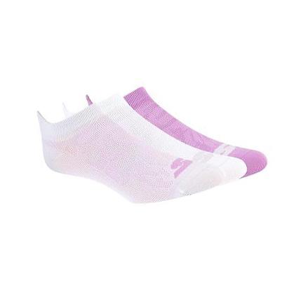 Női Skechers Mesh Top Low Cut - 3 Pack Zokni Levendula | HU3122K