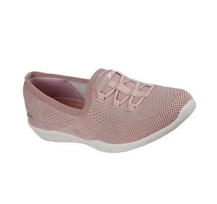 Női Skechers Newbury St - Be Adventurous Slip Ons Rózsaszín | HUA213P