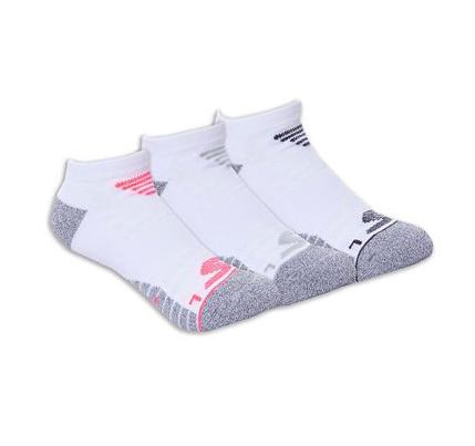 Női Skechers No Show Microfiber - 3 Pack Zokni Fehér | HU3134L