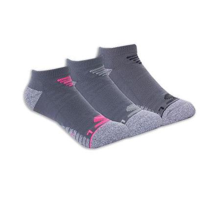 Női Skechers No Show Microfiber - 3 Pack Zokni Szürke | HU3144A