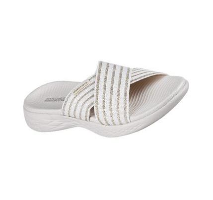 Női Skechers On-The-GO 600 - Stunning Szandál Bézs | HU4728B