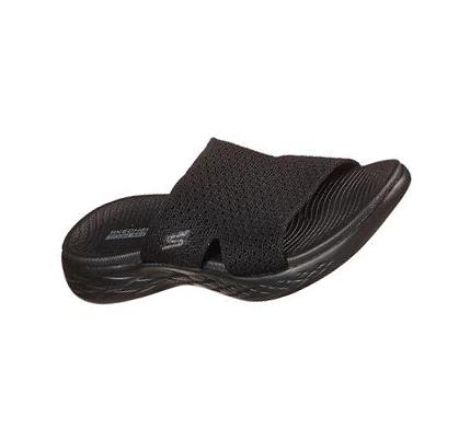 Női Skechers On-the-GO 600 - Adore Szandál Fekete | HU4726R