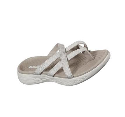 Női Skechers On the GO 600 - Dainty Szandál Szürke | HU4680A