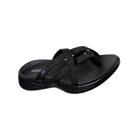 Női Skechers On the GO 600 - Dainty Szandál Fekete Szürke | HU4701G