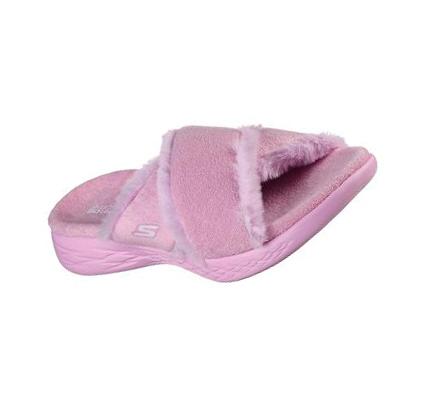 Női Skechers On-the-GO 600 - Joyful Papucs Lila | HU5776W