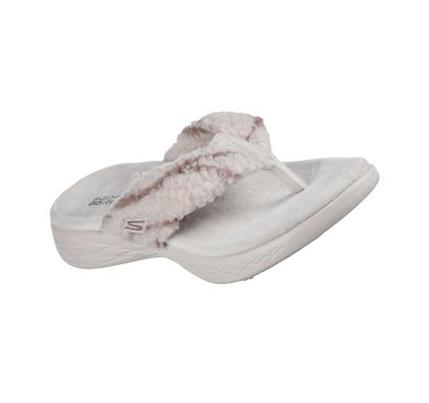 Női Skechers On-the-GO 600 Lounge - Surreal Papucs Bézs | HU57510