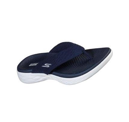 Női Skechers On-the-GO 600 - Sunny Szandál Sötétkék | HU4751E