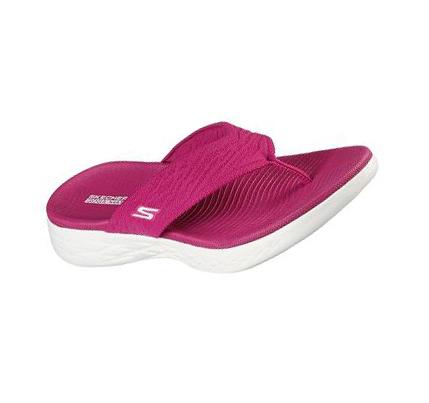 Női Skechers On-the-GO 600 - Sunny Szandál Fukszia | HU4753G