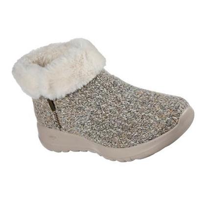 Női Skechers On-the-GO Joy - Cozy Day Csizma Szürke | HU7438K