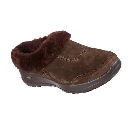 Női Skechers On-the-GO Joy - Lounge Papucs Csokoládé | HU6028B