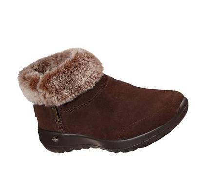 Női Skechers On the GO Joy - Savvy Csizma Csokoládé | HUI8274