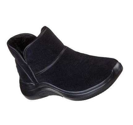 Női Skechers On-the-GO Midtown - Nestle Up Csizma Fekete | HU71880