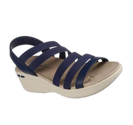 Női Skechers Pier-Lite - All You Éktalpú Cipő Sötétkék | HU3130S