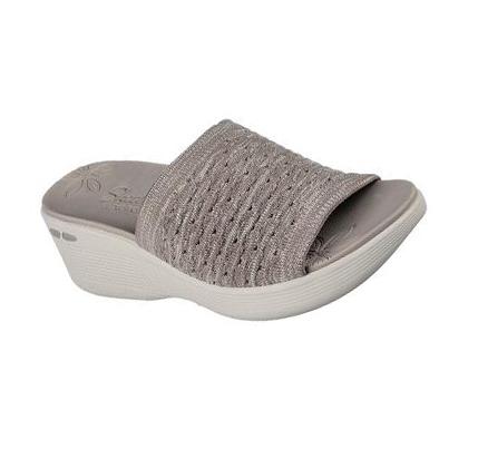 Női Skechers Pier-Lite - My Wish Éktalpú Cipő Szürke | HU3142B