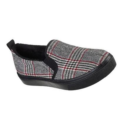 Női Skechers Poppy - Herri Slip Ons Fekete Piros | HUA538C