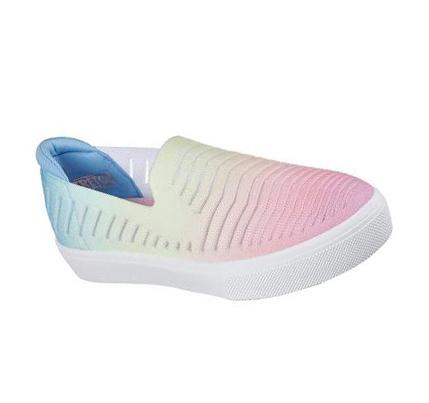 Női Skechers Poppy - Rainbow Waves Slip Ons Színes | HUA563B