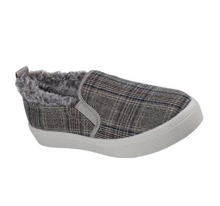 Női Skechers Poppy - Snugbug Slip Ons Szürke | HUA588L