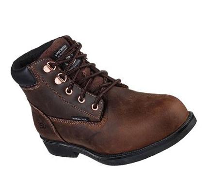 Női Skechers Ravlas ST Munkacipő Barna | HUI860L