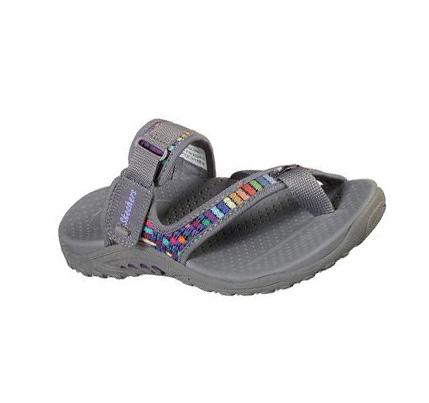 Női Skechers Reggae - Mad Swag Szandál Szürke | HU4905D