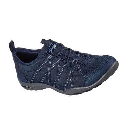 Női Skechers Relaxed Fit: Arch Fit Comfy - Paradise Found Slip Ons Sötétkék | HUA6633
