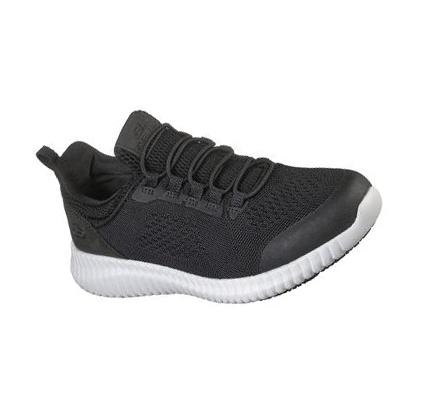 Női Skechers Relaxed Fit: Cessnock - Carrboro SR Munkacipő Fekete Fehér | HU4396K