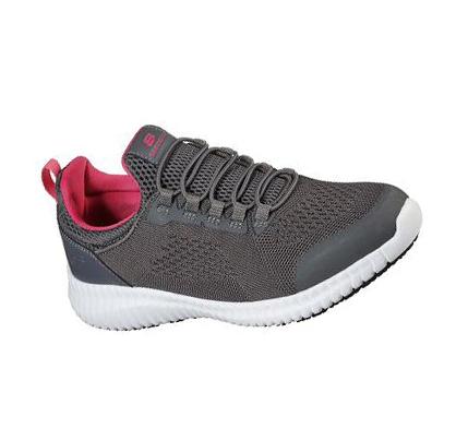 Női Skechers Relaxed Fit: Cessnock - Carrboro SR Munkacipő Szürke | HU4446A