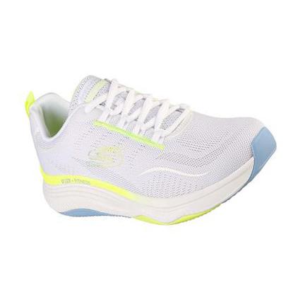 Női Skechers Relaxed Fit: D'Lux Fitness Edzőcipő Fehér Színes | HU3148K