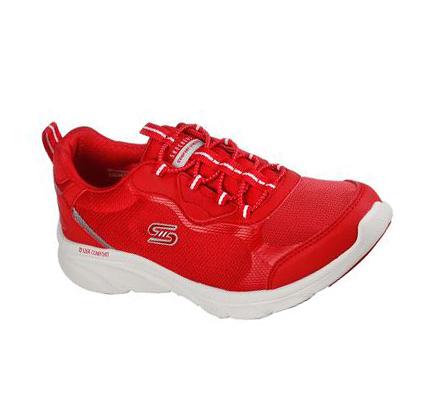 Női Skechers Relaxed Fit: D'Lux Kényelem - Bliss Galore Slip Ons Piros | HU64490