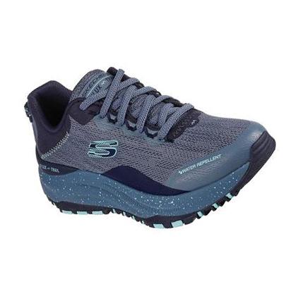 Női Skechers Relaxed Fit: D'Lux Túracipő Sötétkék | HU6776C