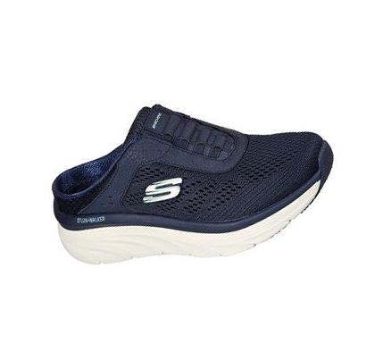 Női Skechers Relaxed Fit: D'Lux Walker - Calm Aura Gyalogló Cipő Sötétkék | HU3273D