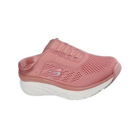 Női Skechers Relaxed Fit: D'Lux Walker - Calm Aura Gyalogló Cipő Rózsaszín | HU3298B