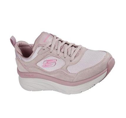 Női Skechers Relaxed Fit: D'Lux Walker - New Moment Gyalogló Cipő Levendula | HU69345