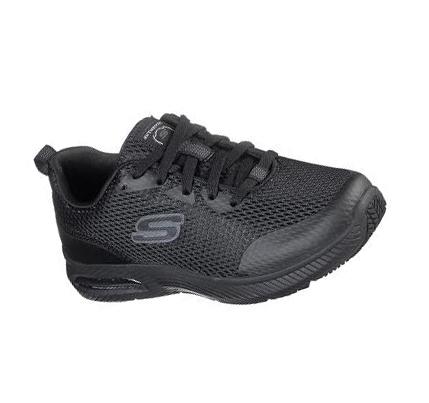 Női Skechers Relaxed Fit: DynaAir SR Munkacipő Fekete | HU5046K