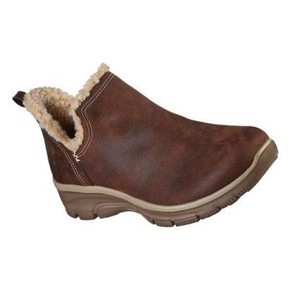 Női Skechers Relaxed Fit: Easy Going - Buried Csizma Csokoládé | HUI5525