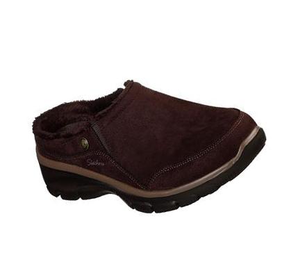 Női Skechers Relaxed Fit: Easy Going - Latte Papucs Csokoládé | HU6067X