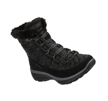 Női Skechers Relaxed Fit: Easy Going - Moro Utcai Csizma Fekete | HUI577D